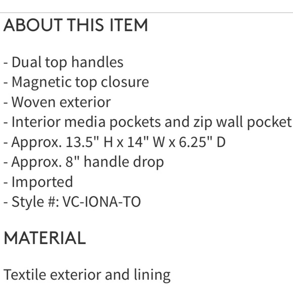 Vince Camuto Iona Tote - Picture 8 of 8